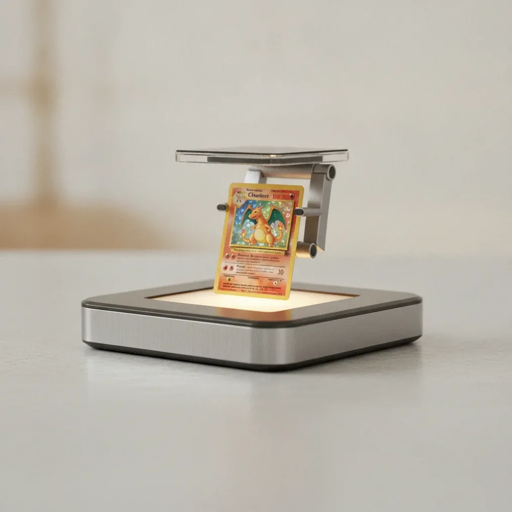 Pokemon card value checker scanning a Charizard card photo