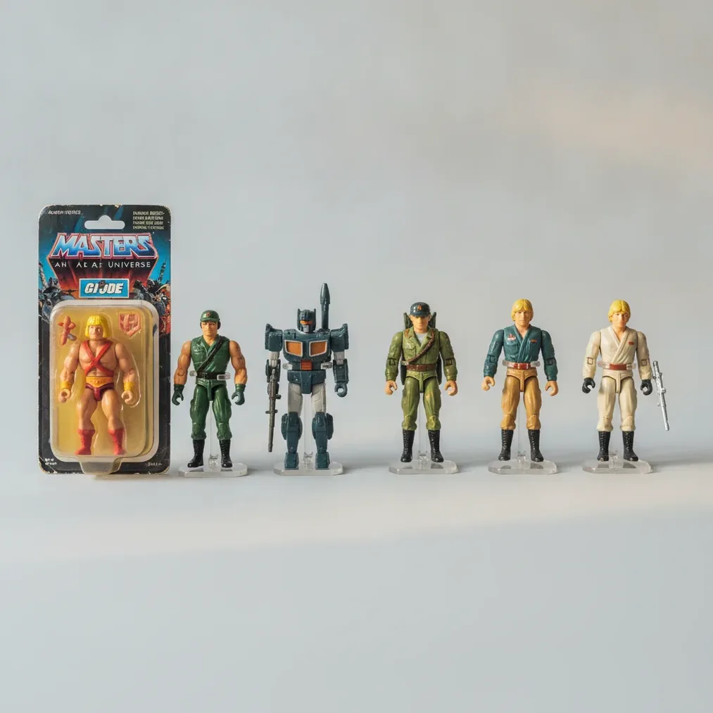 Sealed and loose 1980s action figures compared for resale value